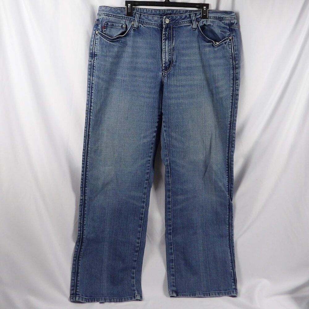 Seven 7 Premium Denim Jeans Size 22 Boot Cut Medium Wash - Picture 7 of 10